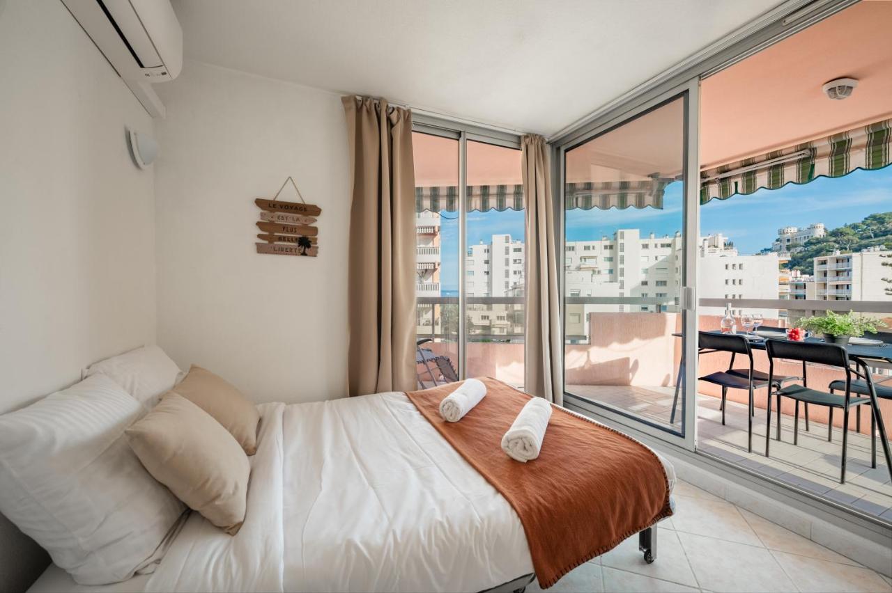 Riviera française 50m de la plage, avec piscine Roquebrune-Cap-Martin Exterior foto